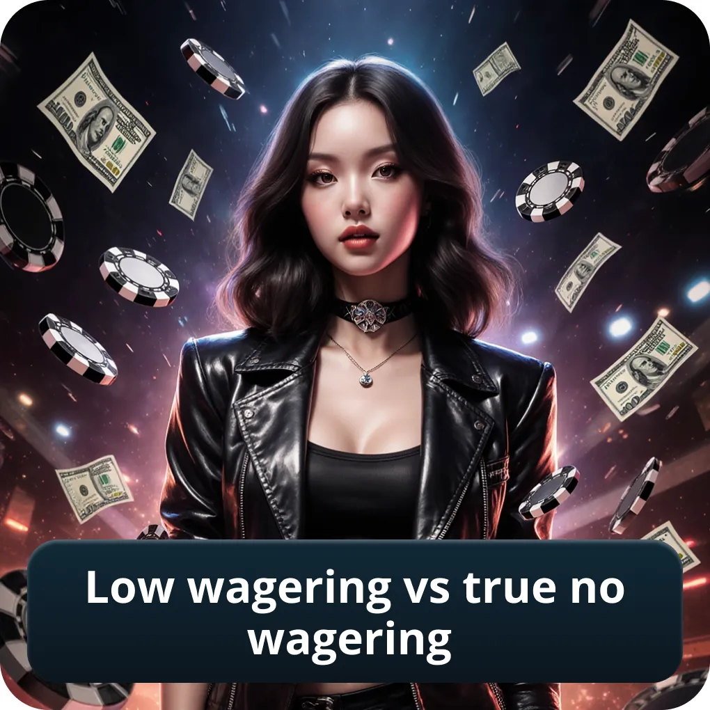 Low wagering vs true no wagering