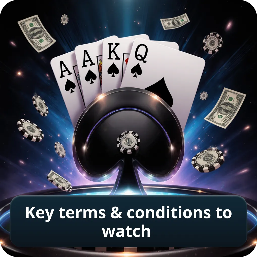 Key terms & conditions to watch