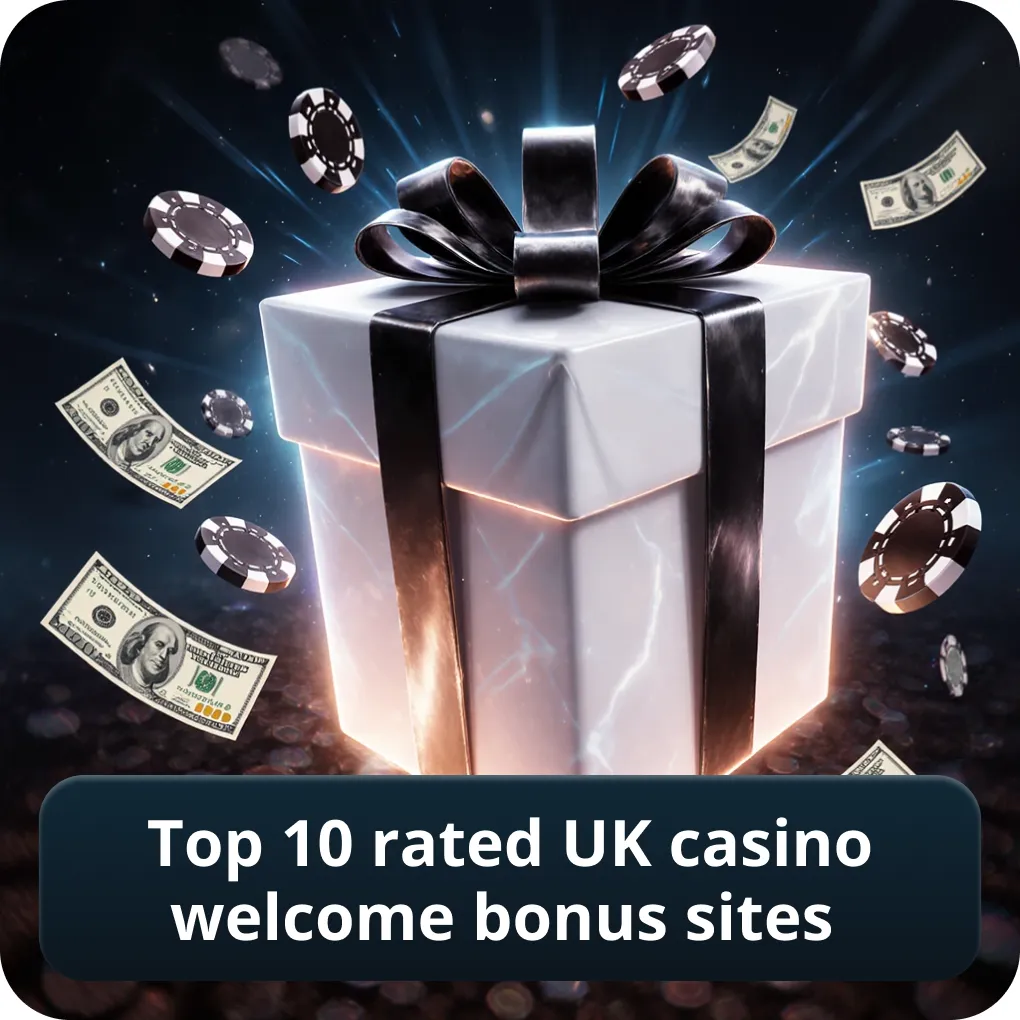 Top 10 rated UK casino welcome bonus sites